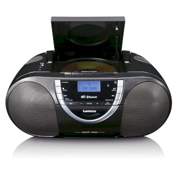 SCD-6900BK Draagbare dab+ en fm-radio met cd-cassette en bluetooth zwart Product foto