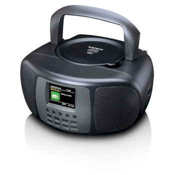 SCD-860BK Draagbare dab+/fm-radio met bluetooth® cd-speler en groot lcd-kleurenscherm zwart Product foto