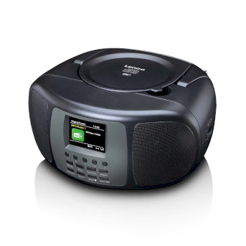 SCD-860BK Draagbare dab+/fm-radio met bluetooth® cd-speler en groot lcd-kleurenscherm zwart Product foto