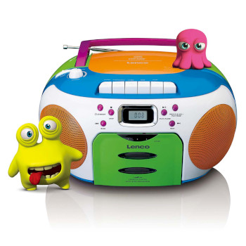 SCD-971 Draagbare radio met cd en cassette kids multi colour Product foto