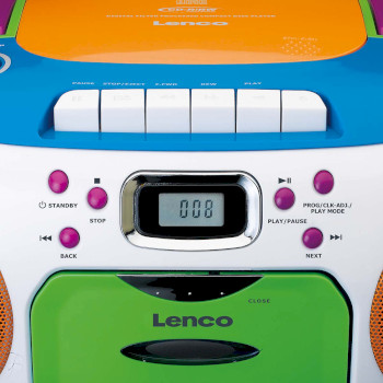 SCD-971 Draagbare radio met cd en cassette kids multi colour Product foto