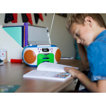 SCD-971 Draagbare radio met cd en cassette kids multi colour Product foto