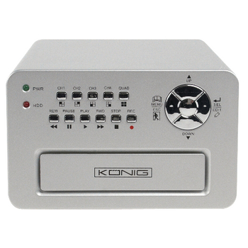 SEC-DVR200 König 4 kanaals security harddisk recorder