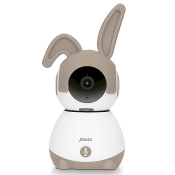 SMARTBABY10BE Wi-fi-babyfoon met camera wit/taupe Product foto