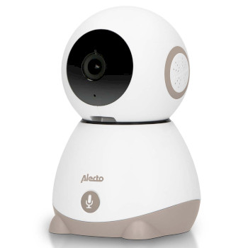 SMARTBABY10BE Wi-fi-babyfoon met camera wit/taupe Product foto