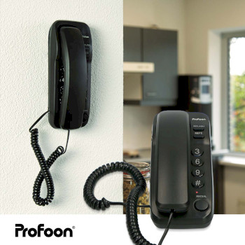 TX-115 Compacte telefoon met snoer zwart Product foto