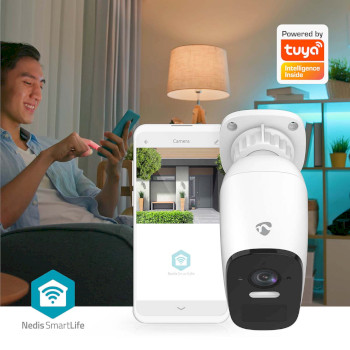 WIFICBO32WT Smartlife camera voor buiten | wi-fi | spotlight | 4mp quad hd 1440p / 2560x1440 | pan tilt | ip66 | Product foto