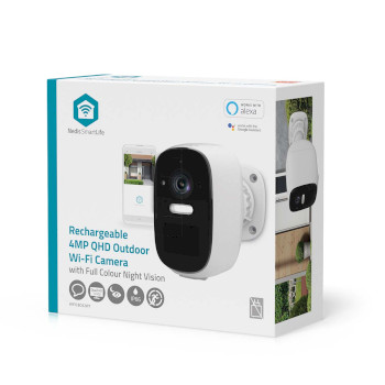 WIFICBO32WT Smartlife camera voor buiten | wi-fi | spotlight | 4mp quad hd 1440p / 2560x1440 | pan tilt | ip66 | Verpakking foto