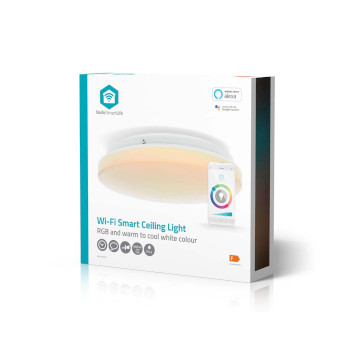 WIFILAC35WT Smartlife plafondlamp | wi-fi | rgb / warm tot koel wit | rond | diameter: 260 mm | 1820 lm | 2700 - Verpakking foto