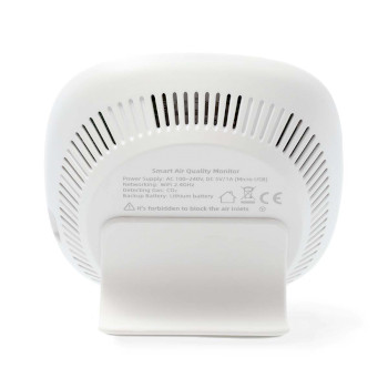 WIFISA20CBK Smartlife luchtkwaliteitsmonitor | wi-fi | inclusief display | koolstofdioxide (co2) / temperatuur / Product foto