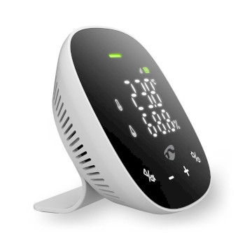 WIFISA20CBK Smartlife luchtkwaliteitsmonitor | wi-fi | inclusief display | koolstofdioxide (co2) / temperatuur / Product foto