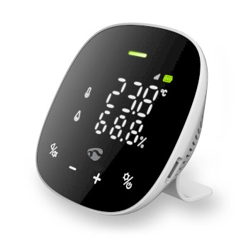 WIFISA20CBK Smartlife luchtkwaliteitsmonitor | wi-fi | inclusief display | koolstofdioxide (co2) / temperatuur / Product foto