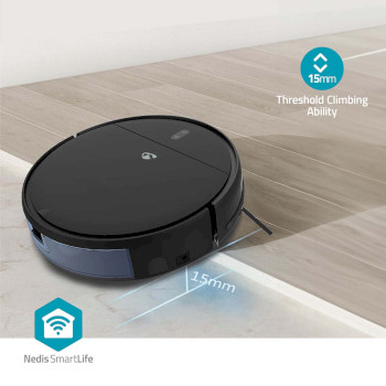 WIFIVCR001CBK Smartlife robotstofzuiger | willekeurig | wi-fi | capaciteit opvangreservoir: 0.2 l | automatisch op Product foto