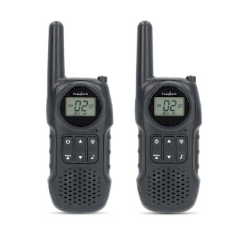 WLTK1050BK Walkie talkie set | 2 handsets | tot 10 km | frequentiekanalen: 8 | ptt / vox | tot 3 uur | koptelef