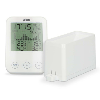 WS-1200 Weerstation met draadloze sensor zwart / grijs Product foto