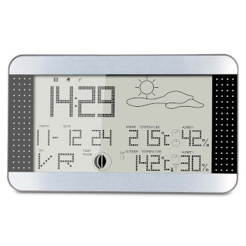 WS-1700 Weerstation met draadloze sensor silver Product foto