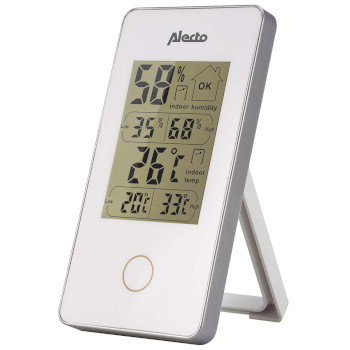 WS-75 Digitale binnenthermometer wit Product foto