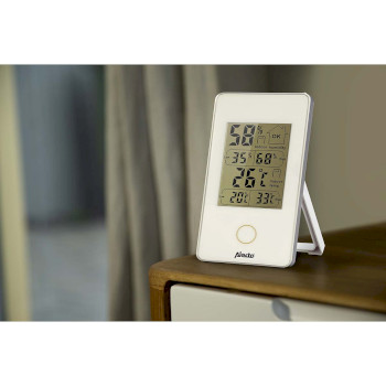 WS-75 Digitale binnenthermometer wit Product foto