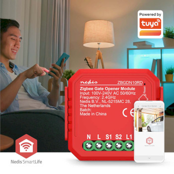 ZBGDN10RD Smartlife schakelaar | zigbee 3.0 | 2.5 w | kroonsteen | app beschikbaar voor: android™ / ios Product foto