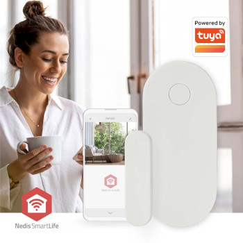 ZBSD10WT Smartlife slimme deur/raam sensor | zigbee 3.0 | batterij gevoed | android™ / ios | wit Product foto